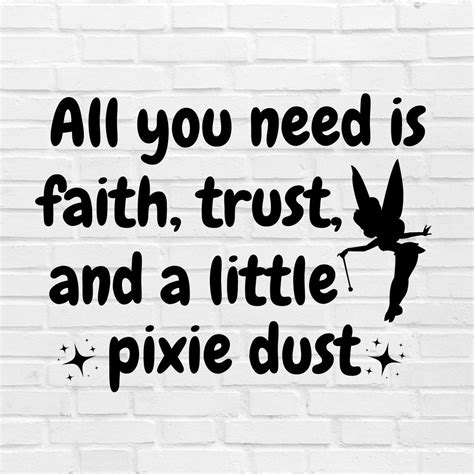 quotes by tinkerbell|peter pan pixie dust quote.